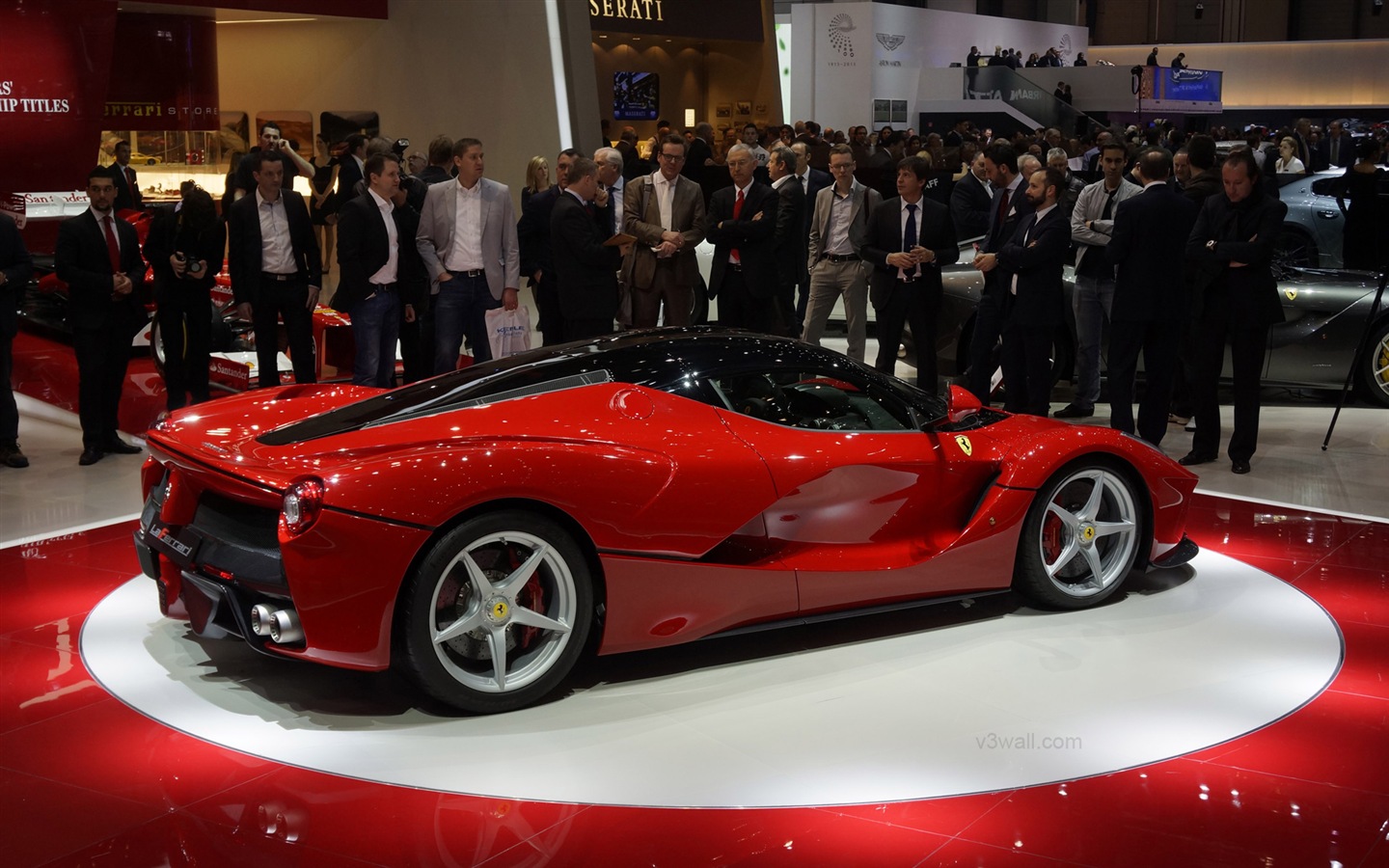 2013 페라리 LaFerrari 붉은 supercar HD 배경 화면 #14 - 1440x900