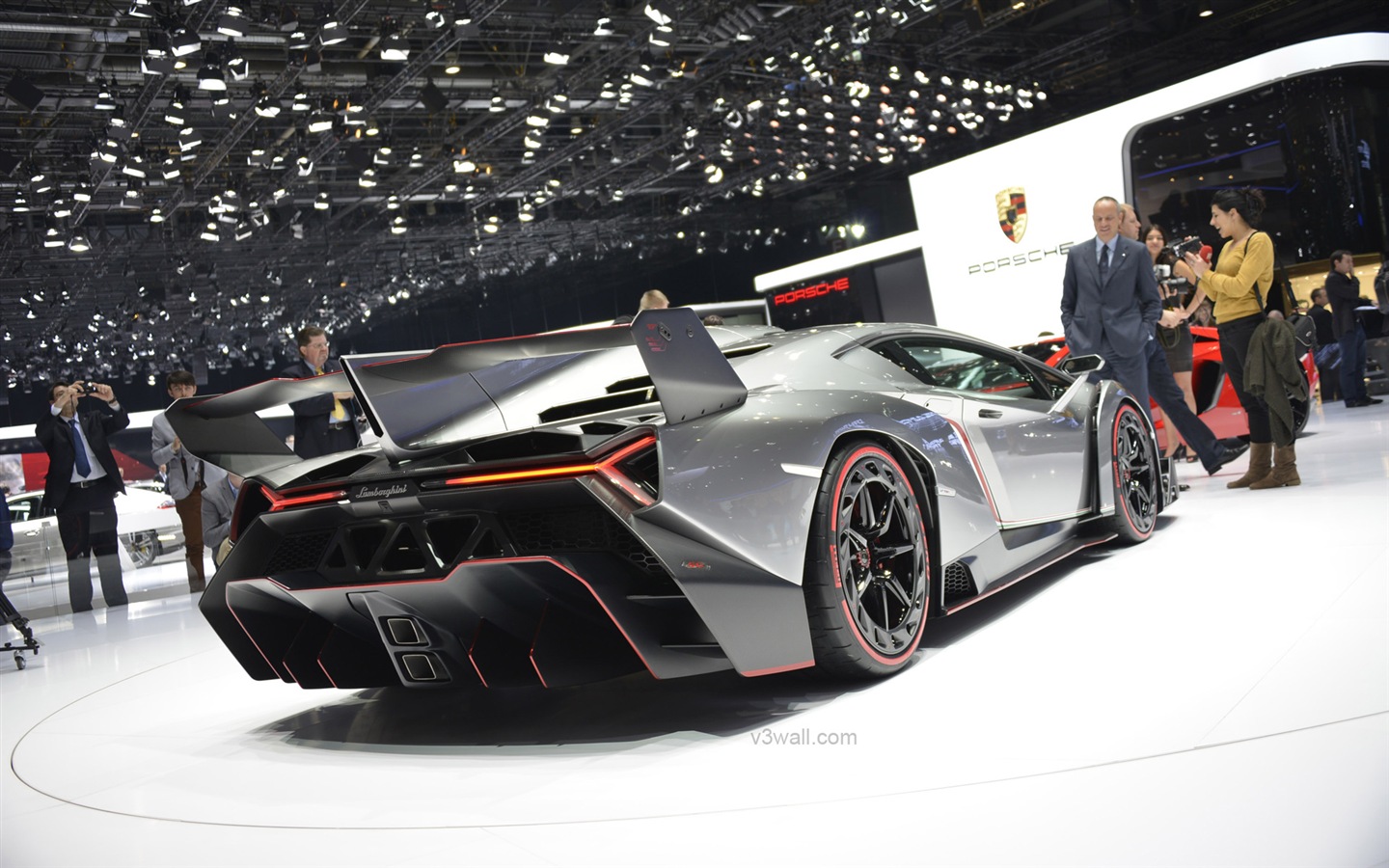 2013 Lamborghini Veneno 兰博基尼Veneno豪华超级跑车高清壁纸17 - 1440x900