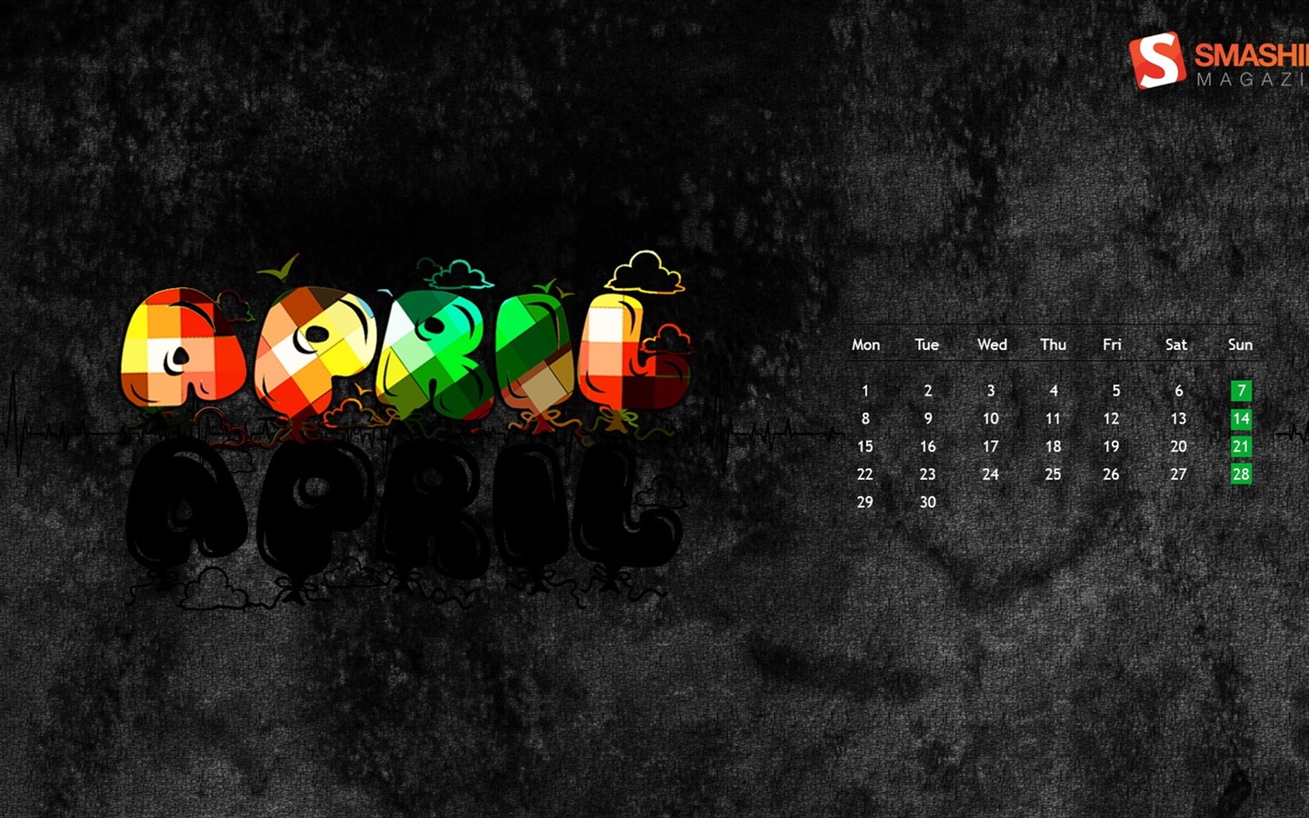 04. 2013 Kalendář tapety (2) #8 - 1440x900