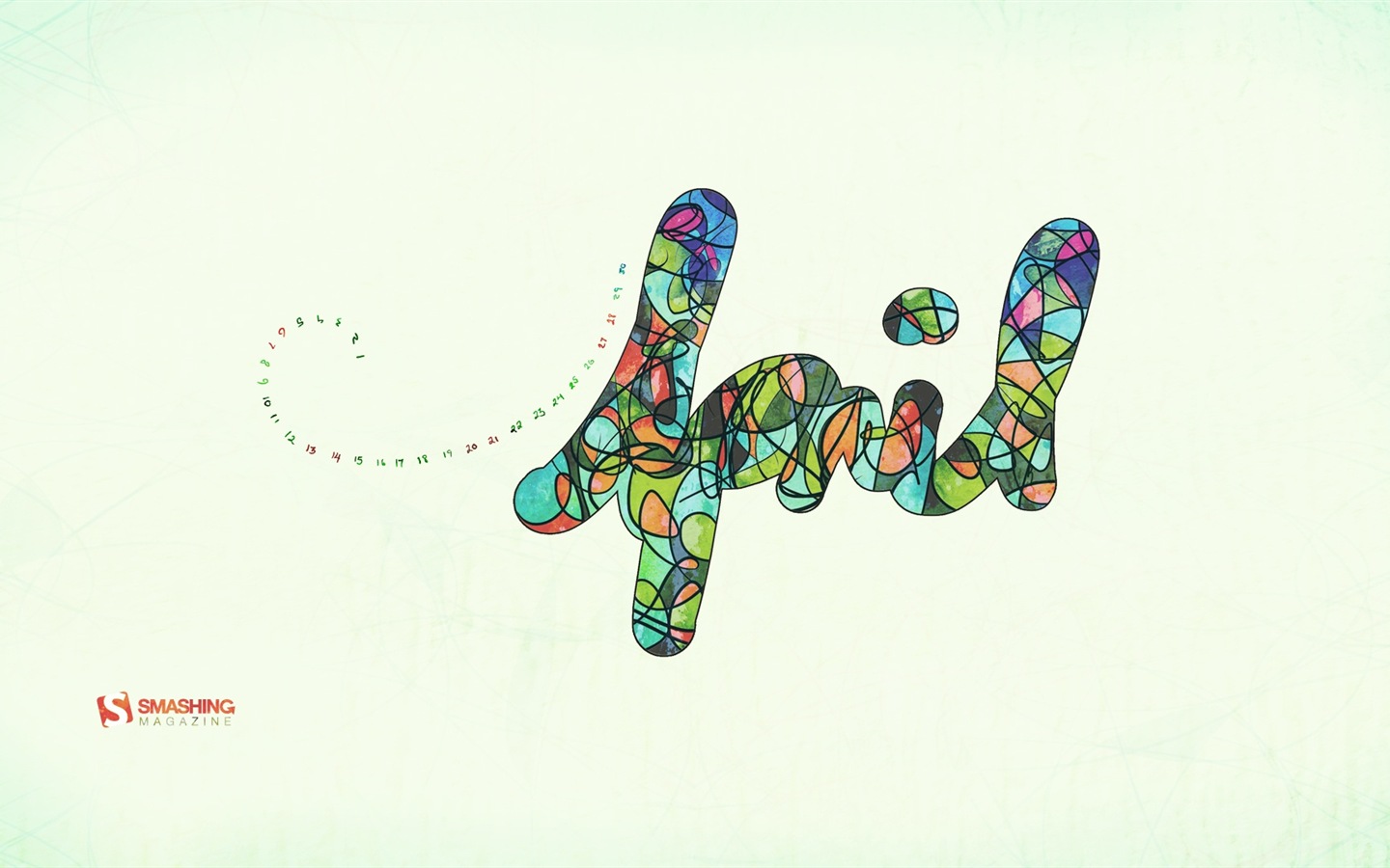2013年4月 月曆壁紙(二) #18 - 1440x900