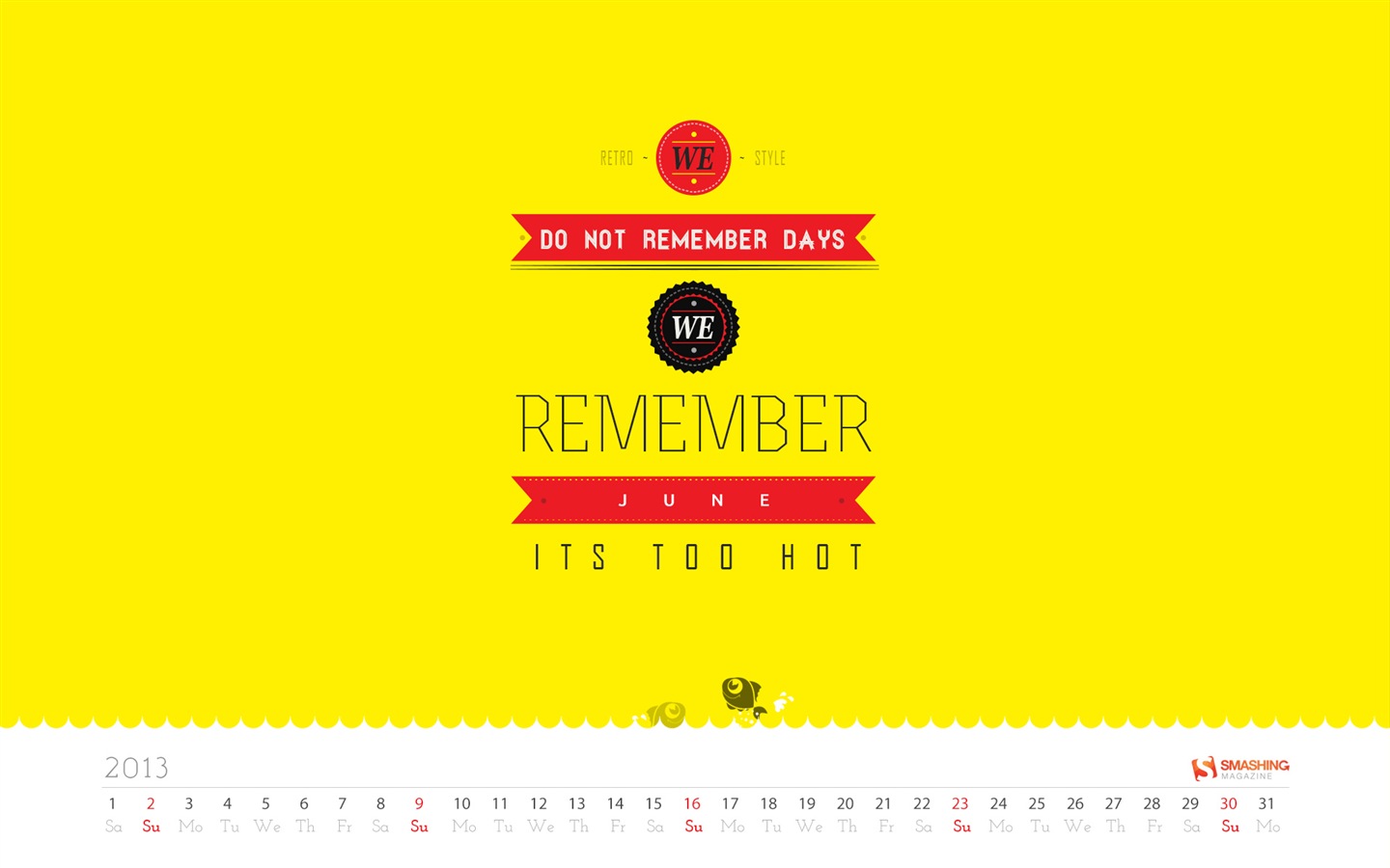 June 2013 calendar wallpaper (1) #3 - 1440x900