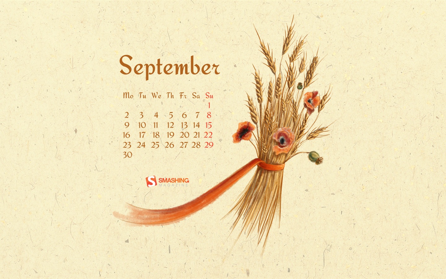 September 2013 Calendar wallpaper (2) #8 - 1440x900