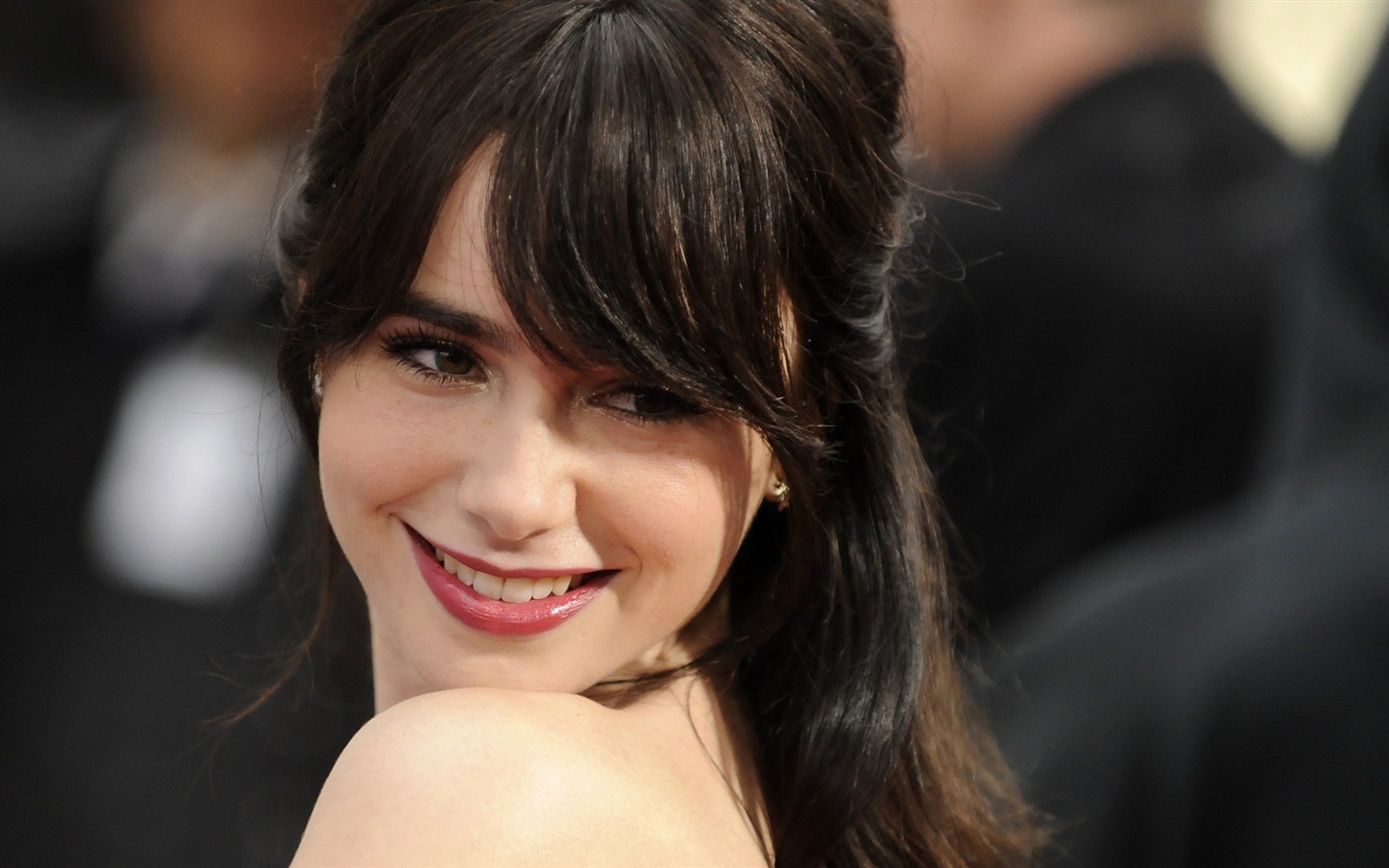 Lily Collins 莉莉·柯林斯 美女壁紙 #10 - 1440x900
