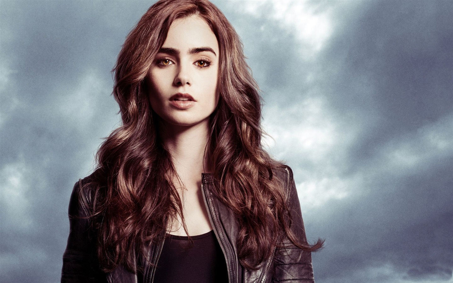 Lily Collins schöne Hintergrundbilder #18 - 1440x900