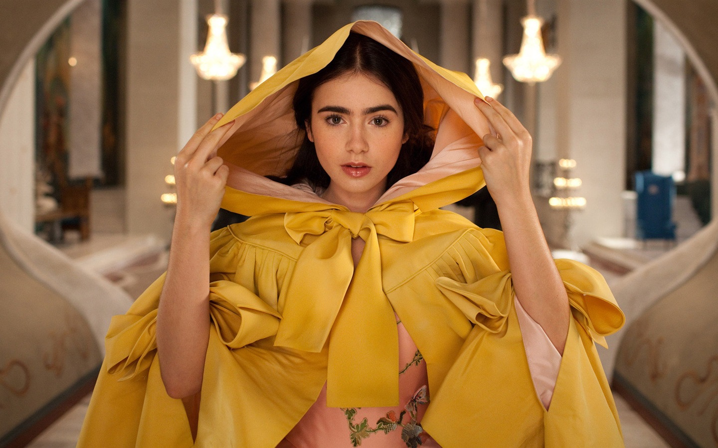 Lily Collins 莉莉·柯林斯 美女壁紙 #20 - 1440x900