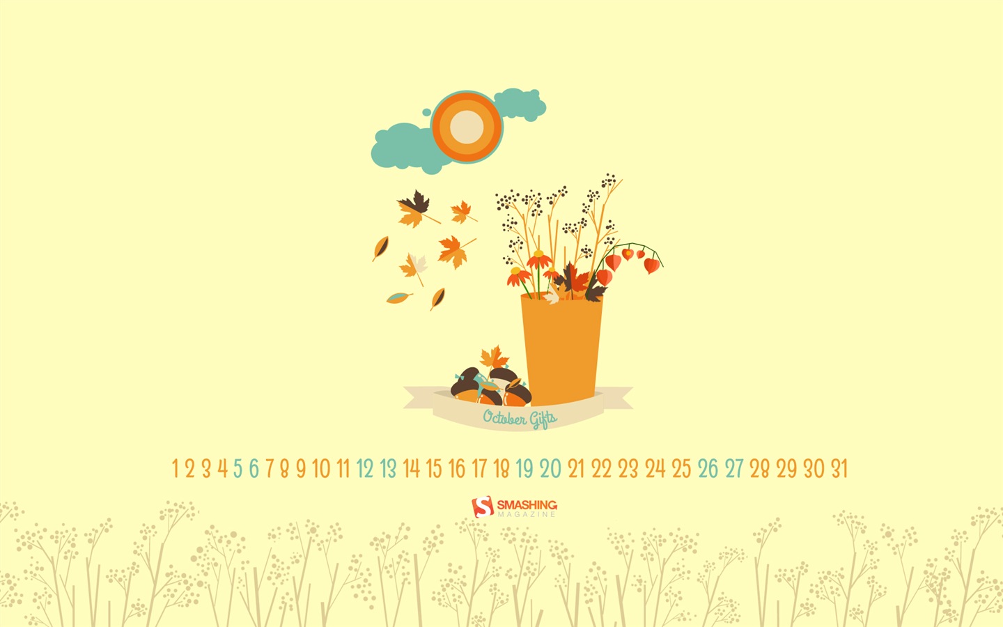 2013年10月 月曆壁紙(二) #16 - 1440x900
