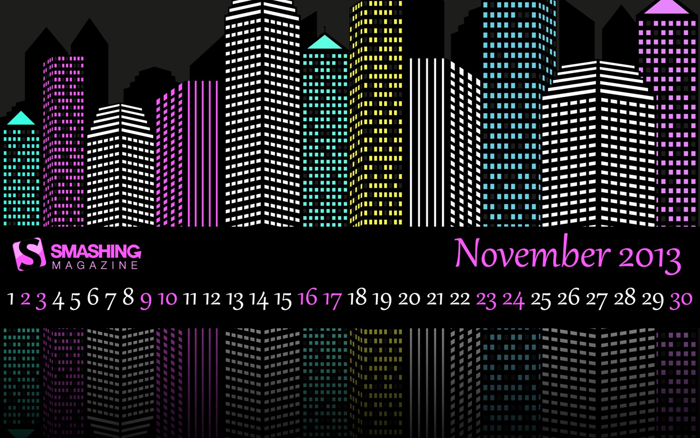 November 2013 Calendar wallpaper (2) #16 - 1440x900