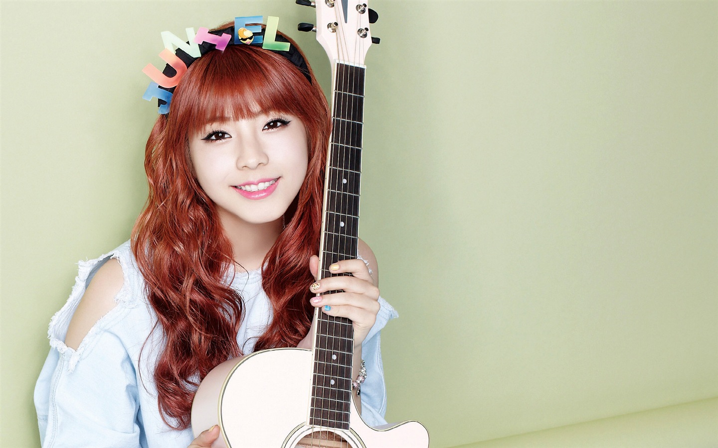 JUNIEL Korea krásné HD tapety na plochu dívky #15 - 1440x900