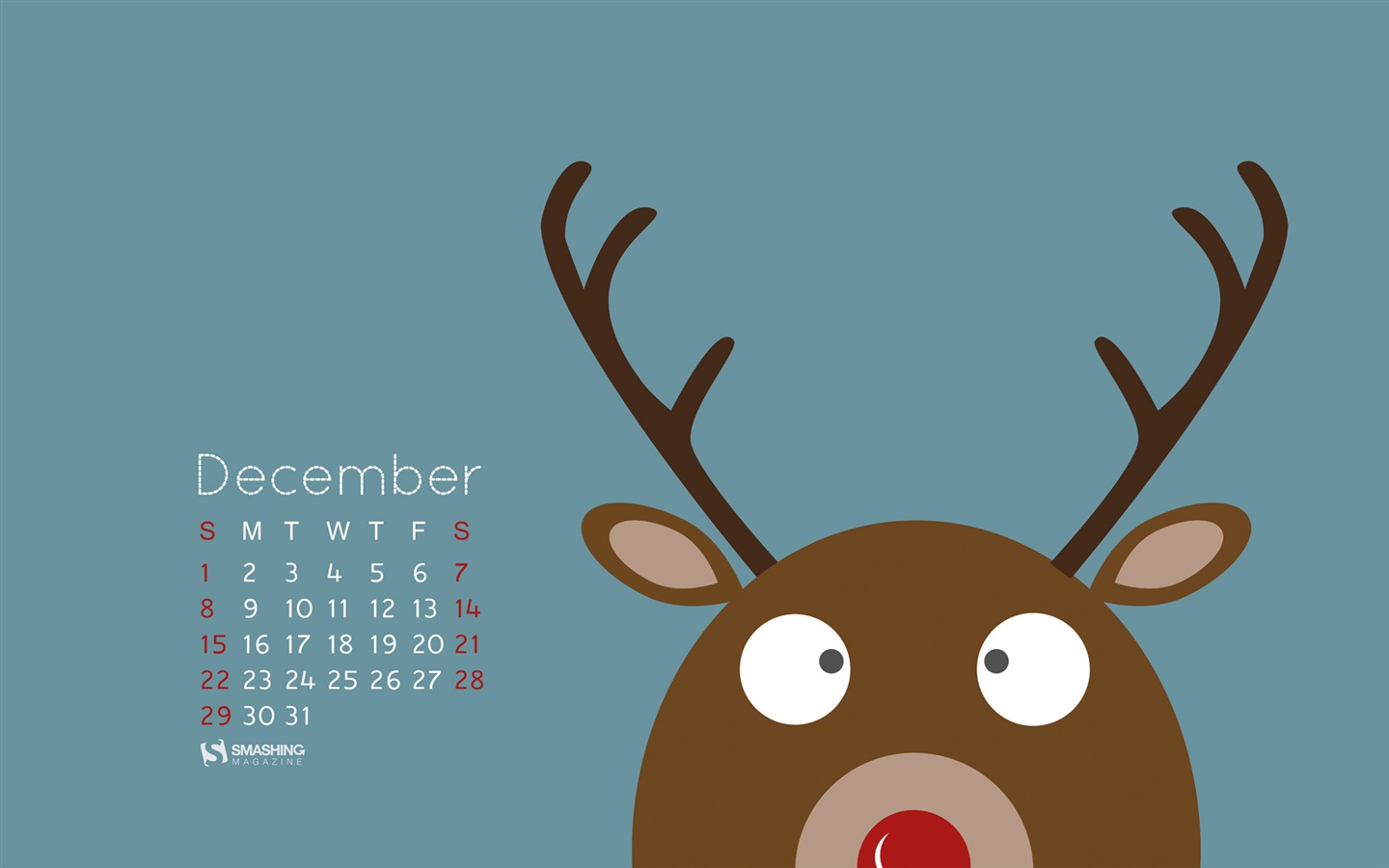 2013年12月 月曆壁紙(一) #9 - 1440x900