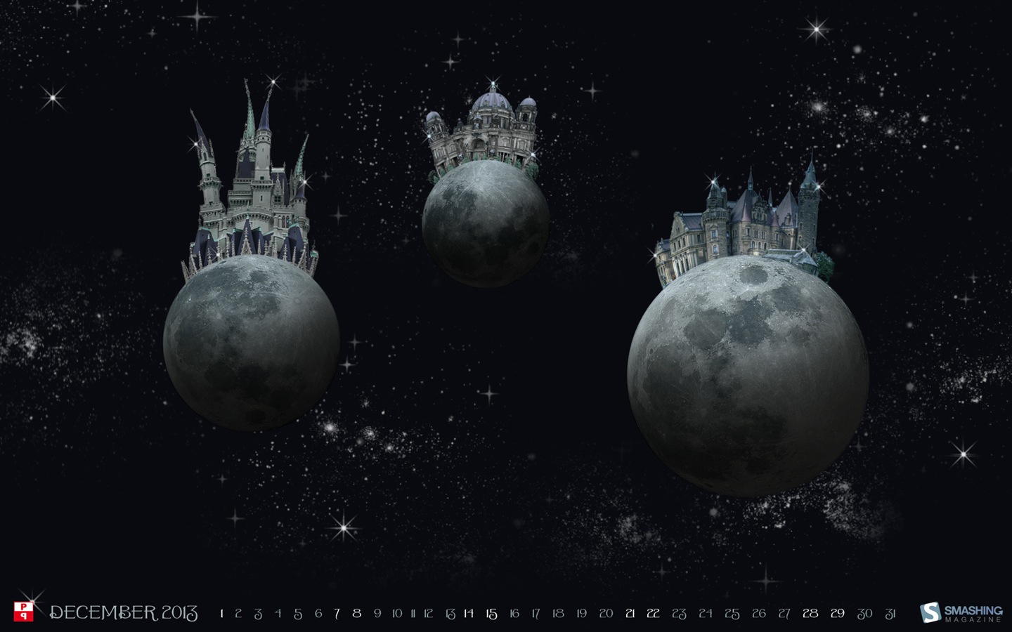 2013年12月 月曆壁紙(一) #11 - 1440x900