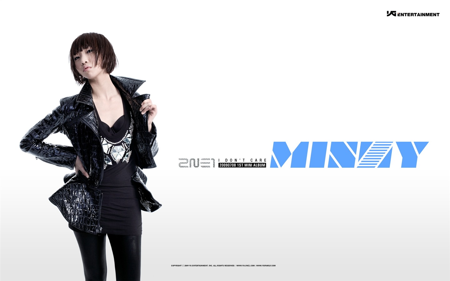 Korean music girls skupina 2NE1 HD tapety na plochu #9 - 1440x900