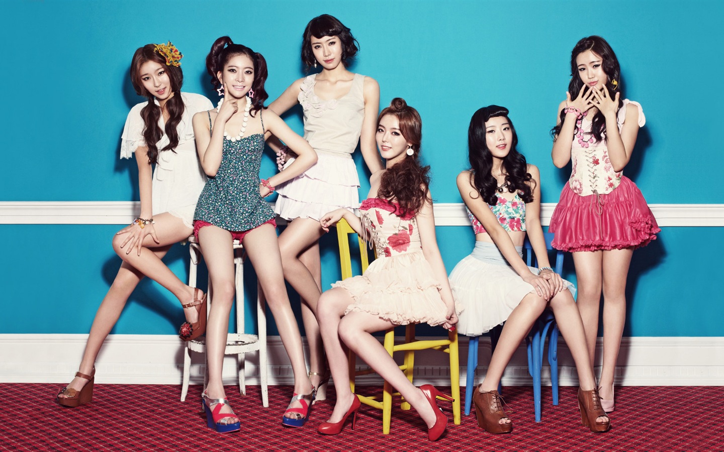 DalShabet musique coréenne belles filles de fonds d'écran HD #6 - 1440x900