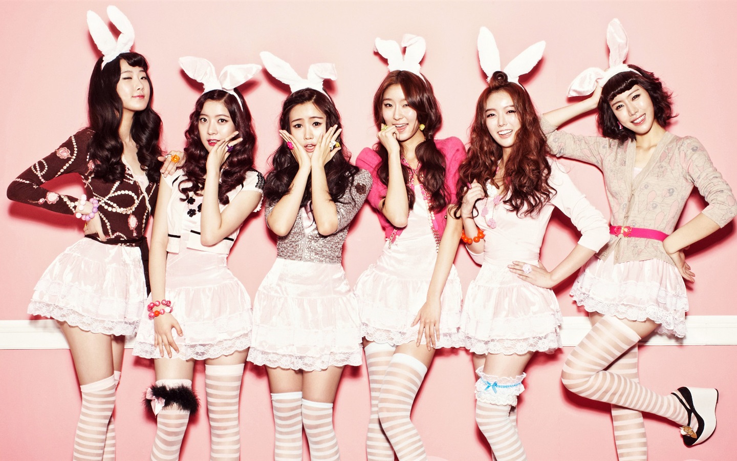 DalShabet Korean music beautiful girls HD wallpapers #9 - 1440x900