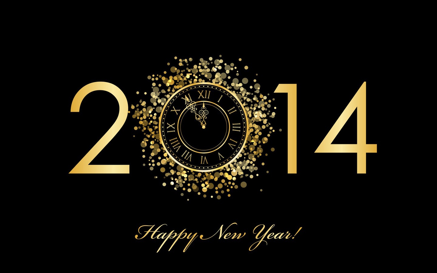 2014 New Year téma HD Tapety na plochu (1) #1 - 1440x900