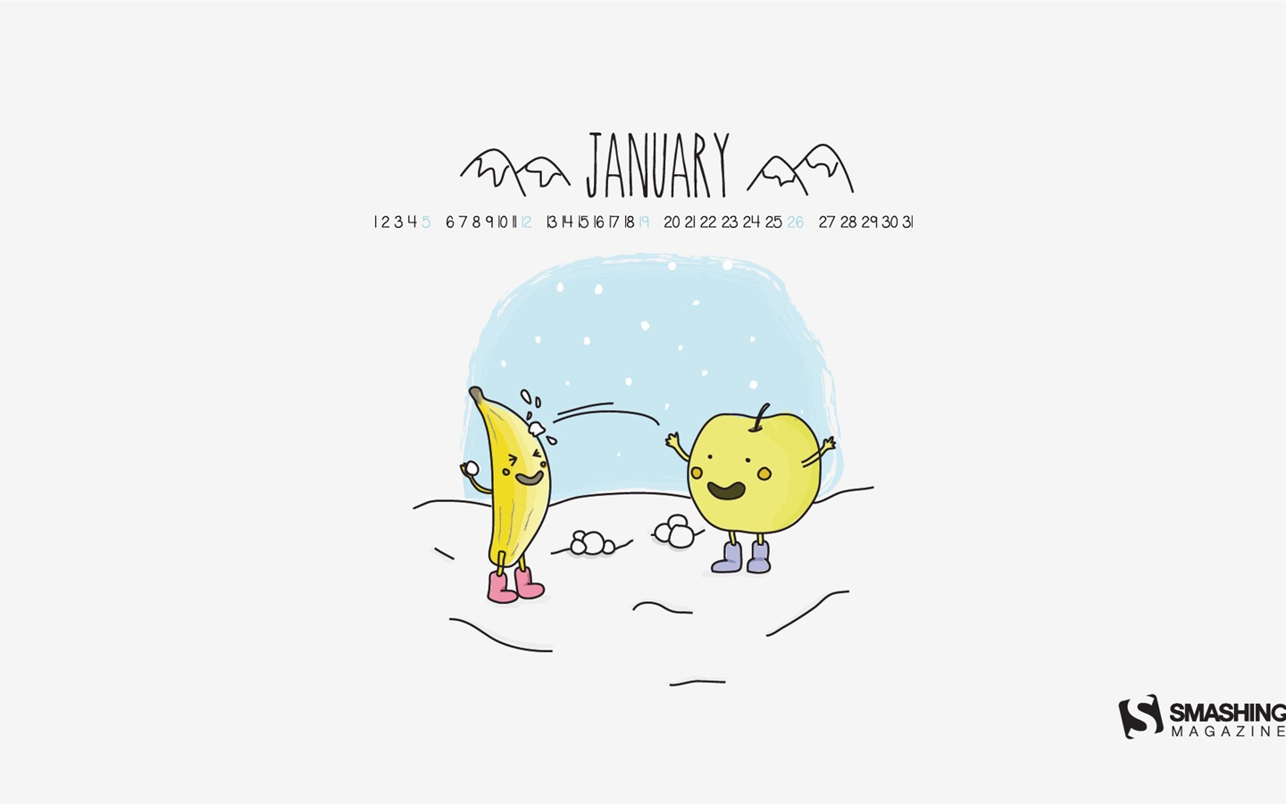 Januar 2014 Kalender Wallpaper (2) #15 - 1440x900