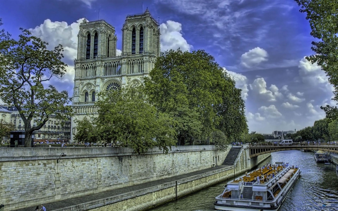 巴黎圣母院 高清風景壁紙 #10 - 1440x900