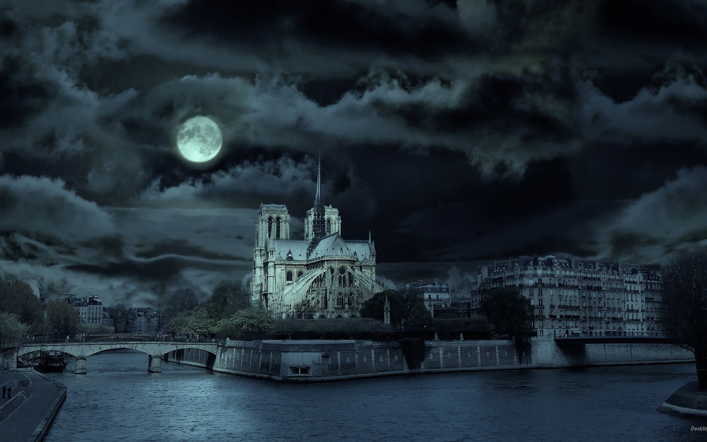 巴黎圣母院 高清風景壁紙 #11 - 1440x900