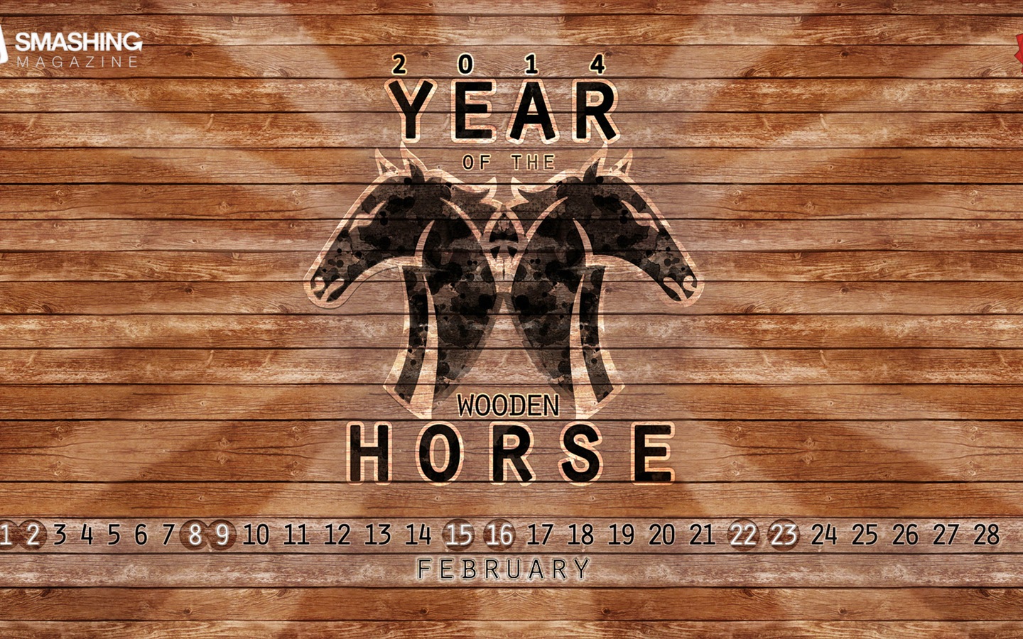 February 2014 Calendar wallpaper (2) #19 - 1440x900