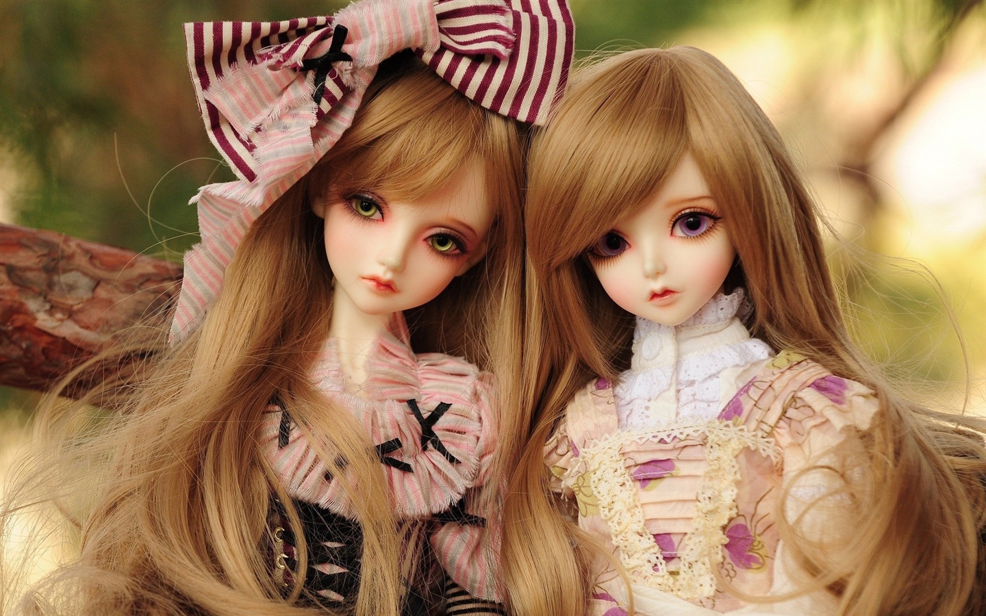 Hermosos fondos de pantalla de Super Dollfie niñas juguetes HD #1 - 1440x900