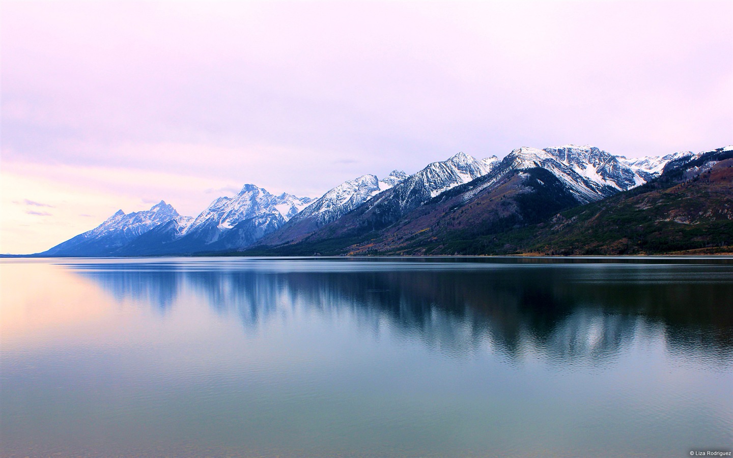 Belles montagnes, lac, forêt, fonds d'écran Windows 8 thème HD #4 - 1440x900