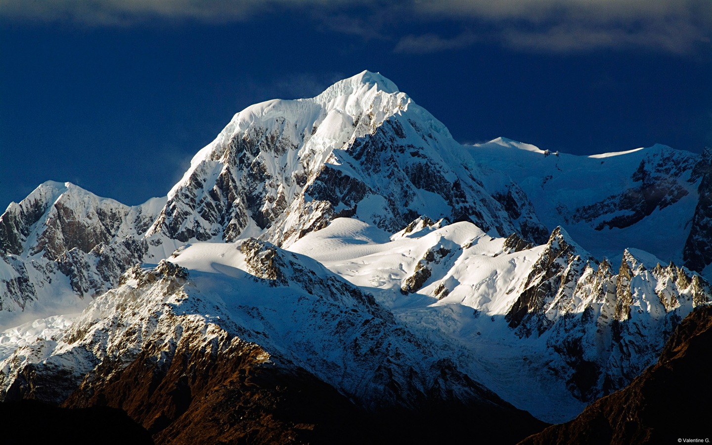 Belles montagnes, lac, forêt, fonds d'écran Windows 8 thème HD #7 - 1440x900