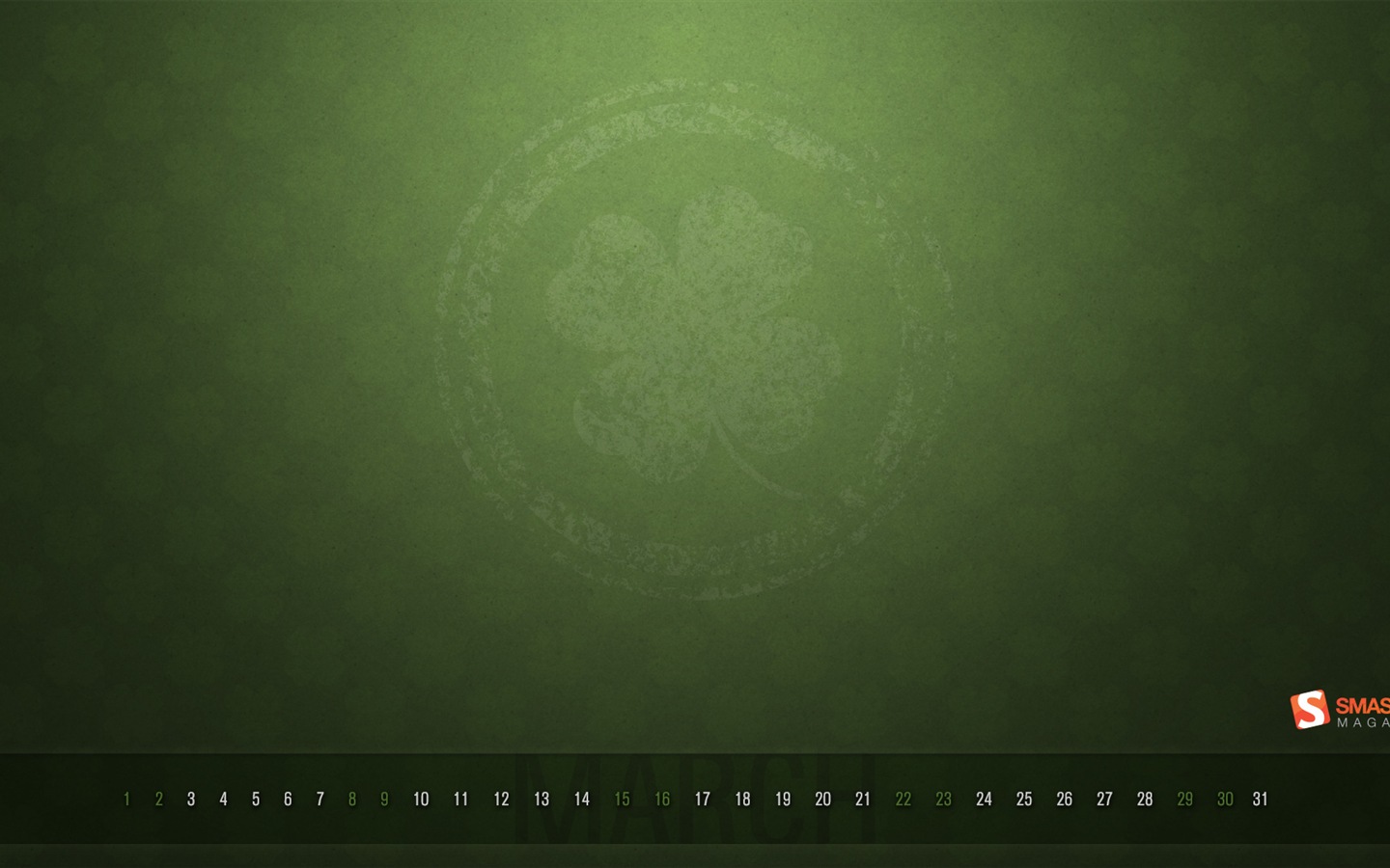 2014年3月 月曆壁紙(一) #11 - 1440x900