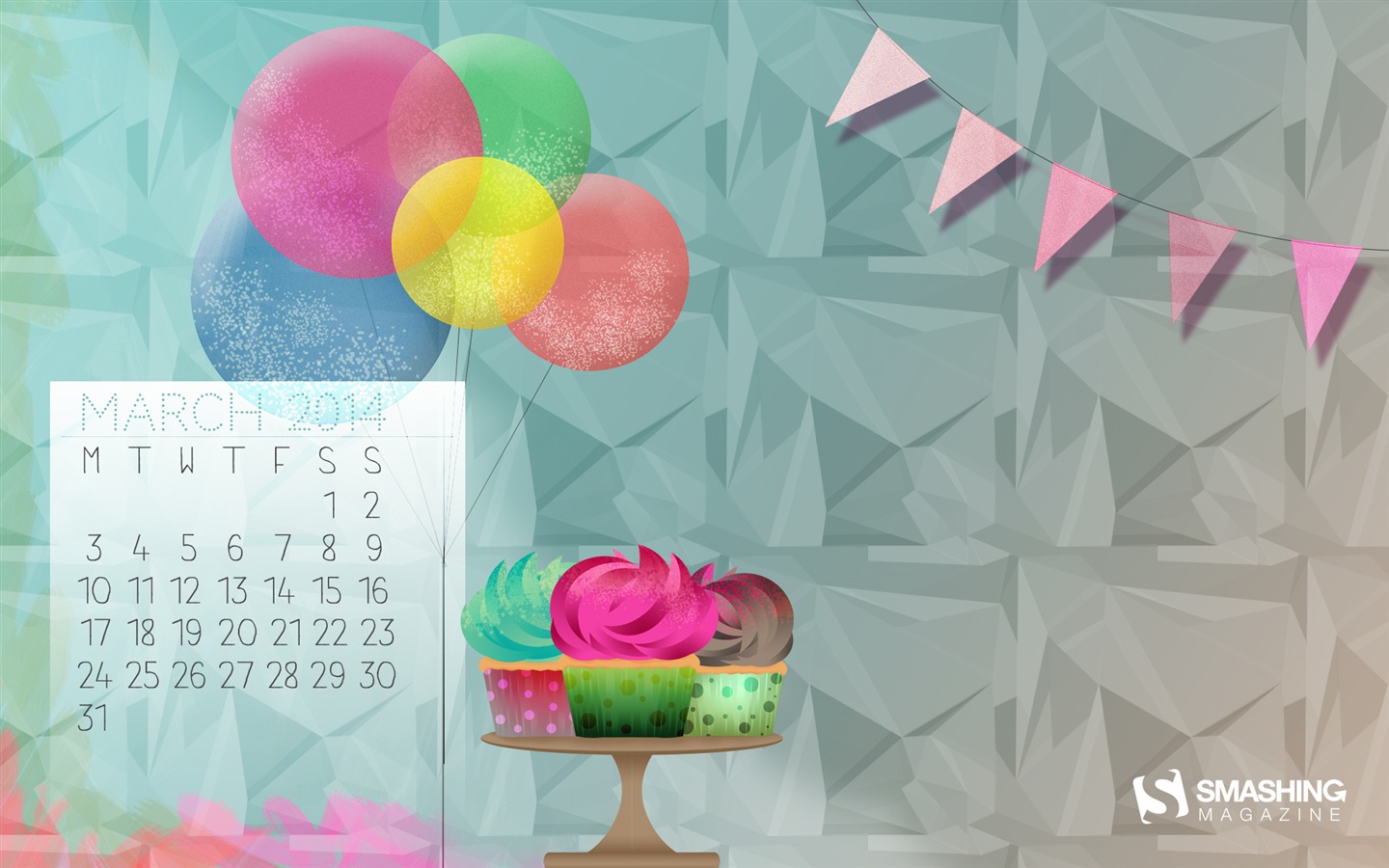 March 2014 calendar wallpaper (2) #4 - 1440x900