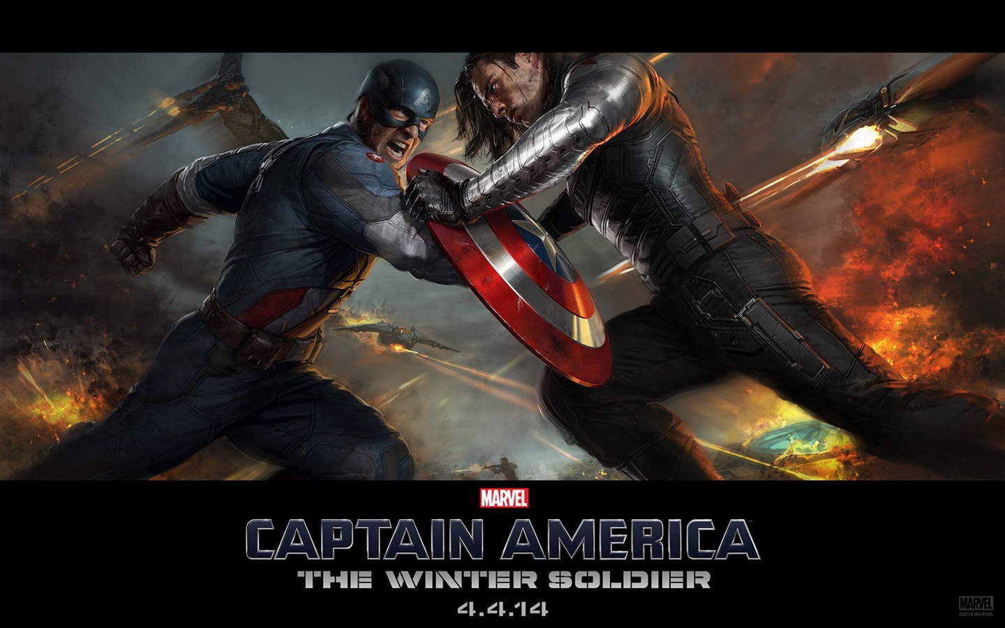 Captain America: The Winter Soldier 美國隊長2：冬日戰士高清壁紙 #13 - 1440x900
