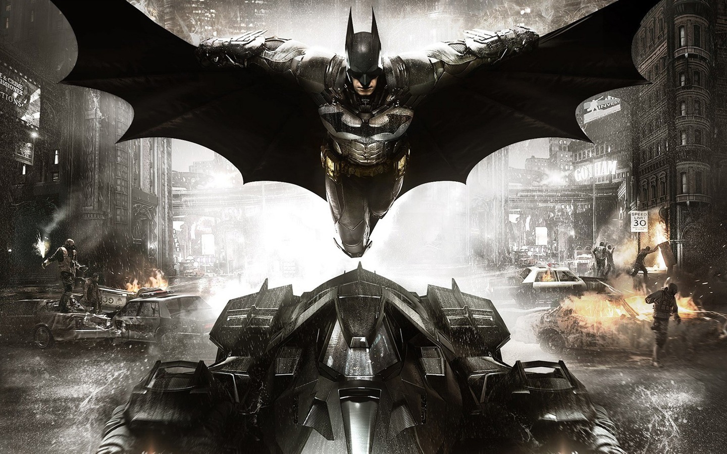 Batman: Arkham Knight 蝙蝠侠阿甘骑士 高清游戏壁纸1 - 1440x900