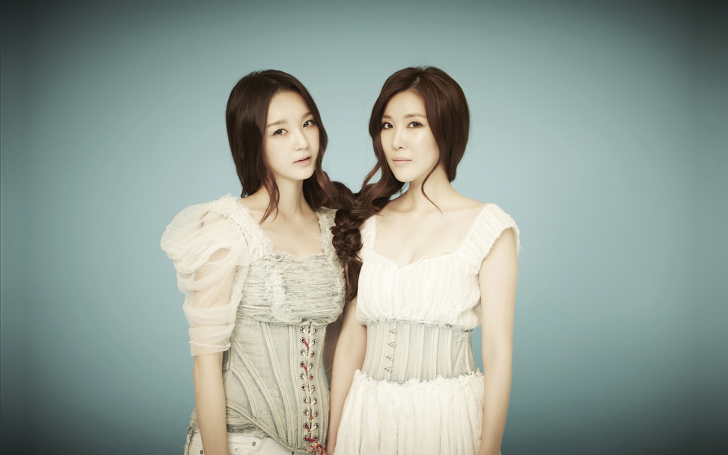 Davichi, duo de groupe coréen de fille, fonds d'écran HD #6 - 1440x900