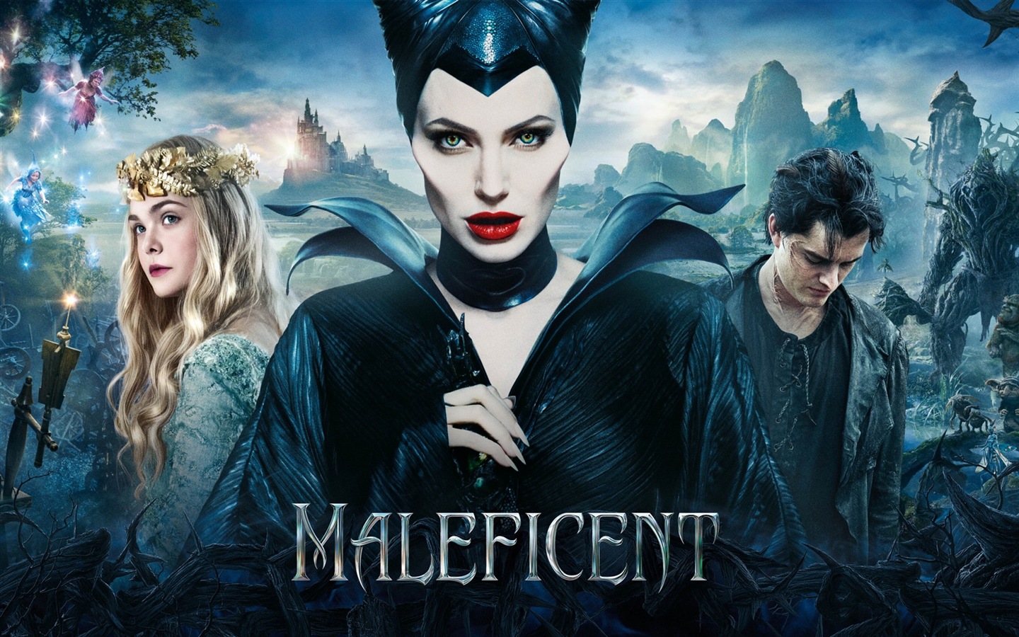 Maleficent 黑魔女：沉睡魔咒 2014 高清电影壁纸1 - 1440x900