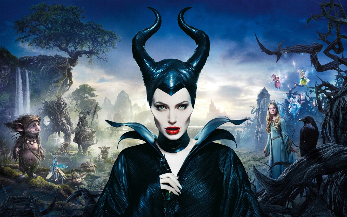 Maleficent 黑魔女：沉睡魔咒2014 高清電影壁紙 #6 - 1440x900