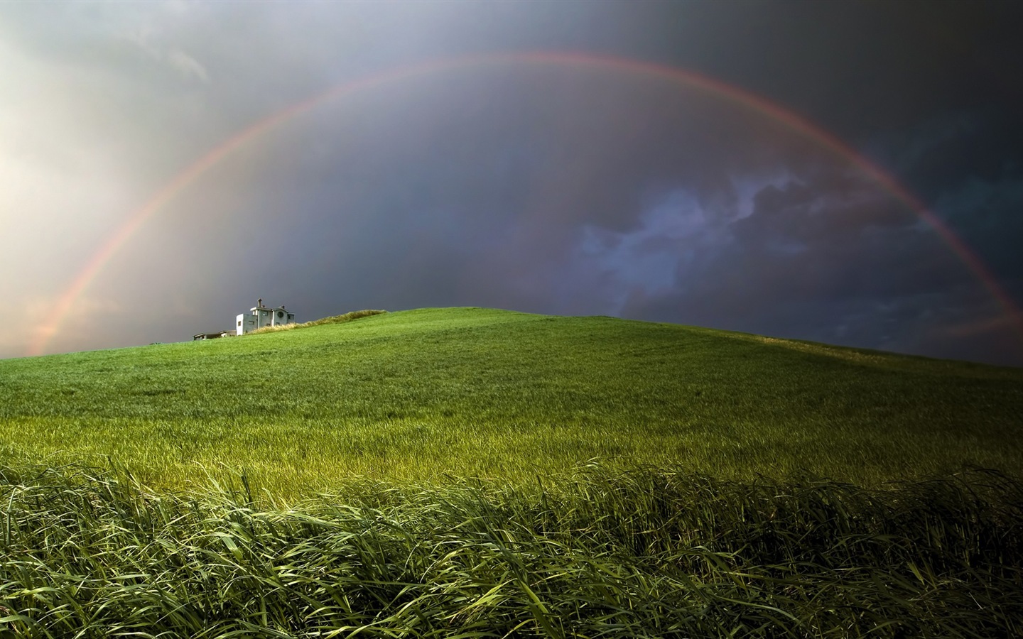 Schöner Regenbogen Landschaft HD Wallpaper #2 - 1440x900