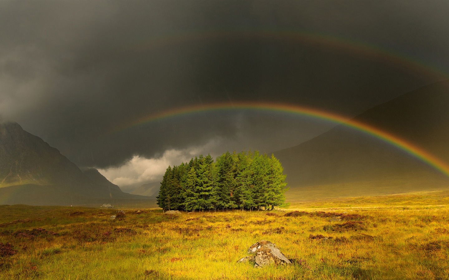 Schöner Regenbogen Landschaft HD Wallpaper #6 - 1440x900