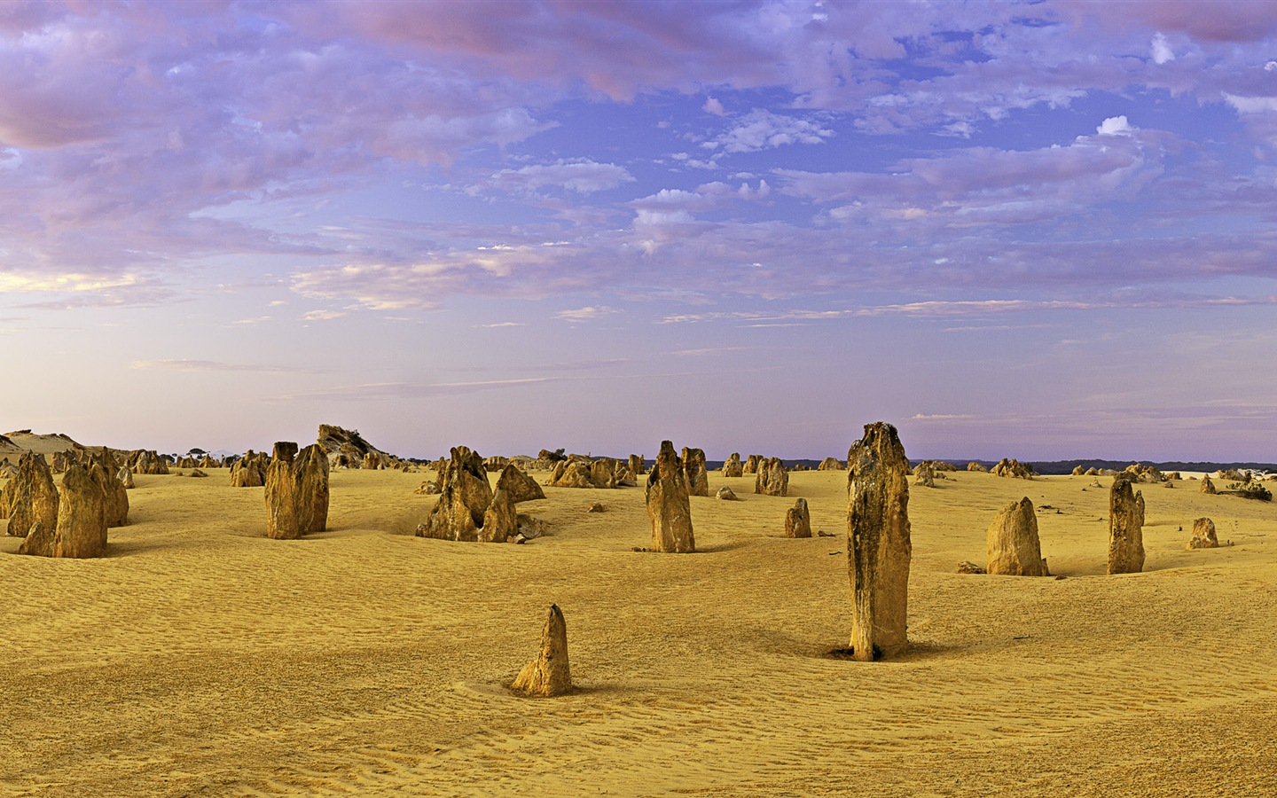 炎热干旱的沙漠，Windows 8 全景宽屏壁纸8 - 1440x900