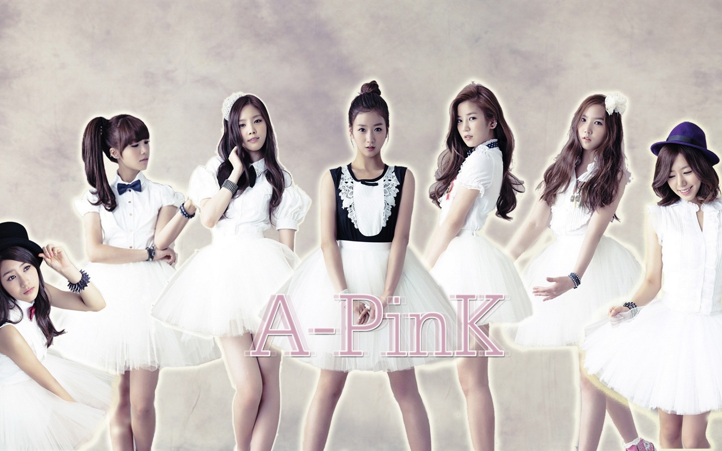 Korejský hudební dívčí skupina, růžové HD tapety na plochu #12 - 1440x900