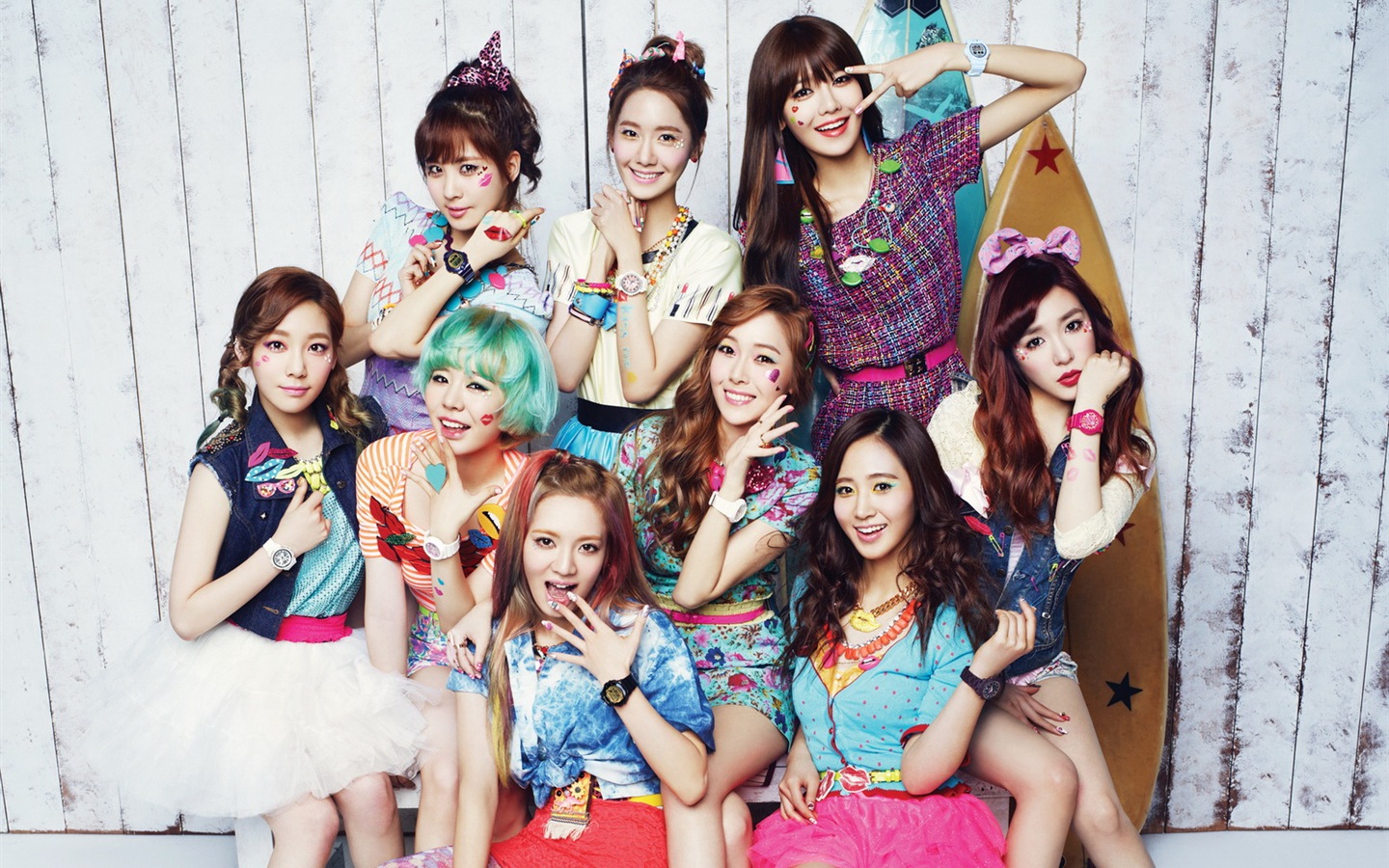 소녀 시대 소녀 시대 카시오 키스 나 베이비 G의 바탕 화면 #1 - 1440x900