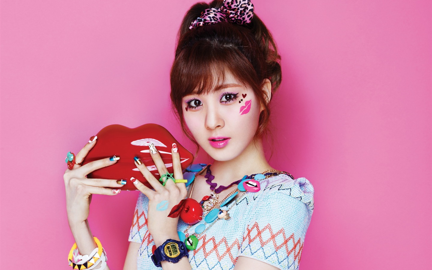 少女时代 Casio Kiss Me Baby-G 壁纸专辑3 - 1440x900