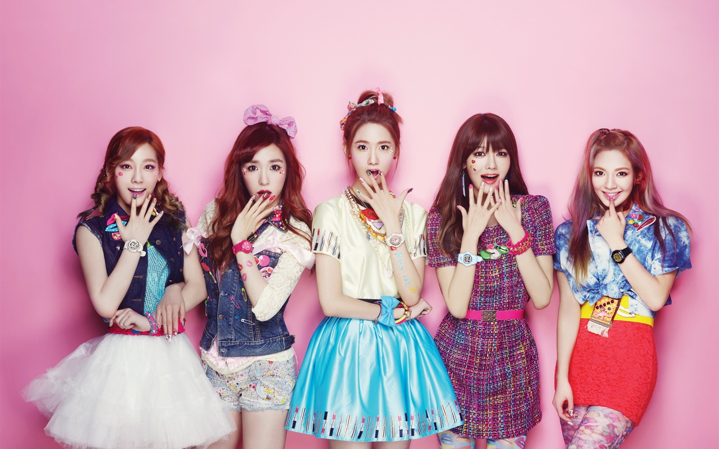 Girls Generation SNSD Casio baiser Me Baby-G fonds d'écran #11 - 1440x900