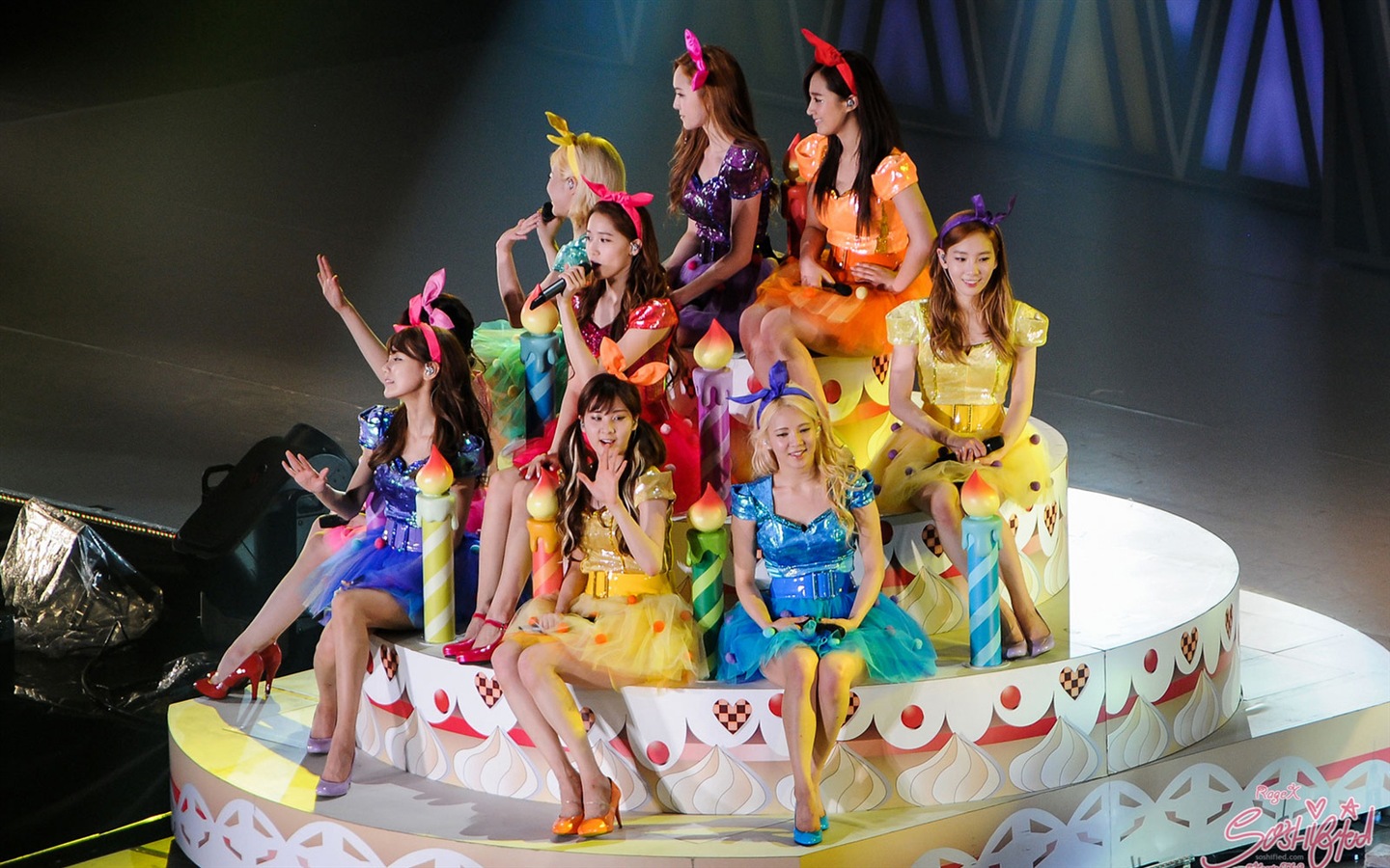 소녀 시대 소녀 시대 소녀와 평화 일본 투어의 HD 배경 화면 #16 - 1440x900