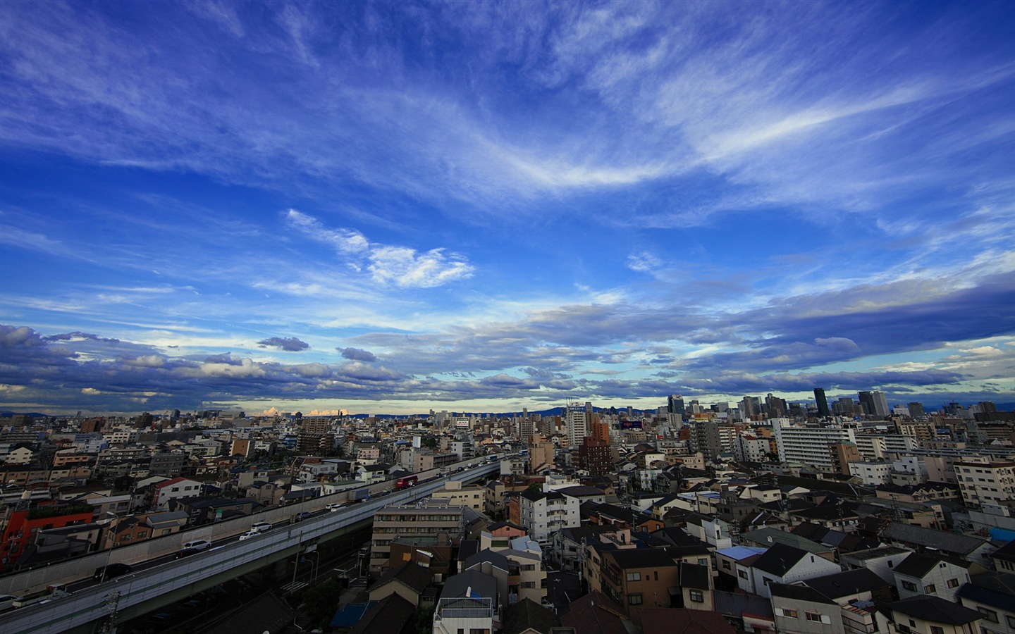 Japon ville magnifique paysage, Windows 8 fonds d'écran thématiques #4 - 1440x900