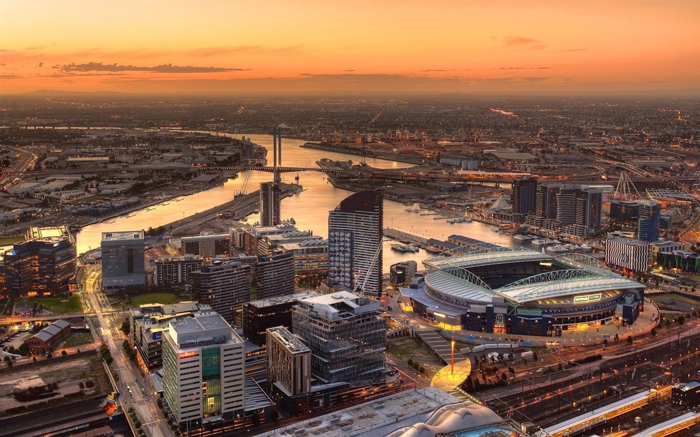 Australie Melbourne fonds d'écran HD ville #9 - 1440x900