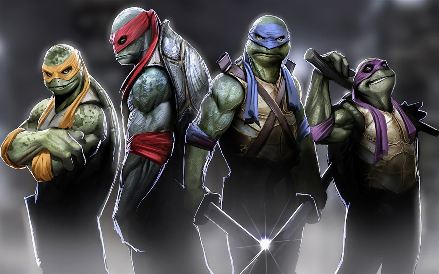 2014 Teenage Mutant Ninja Turtles 忍者神龟 高清影视壁纸12 - 1440x900