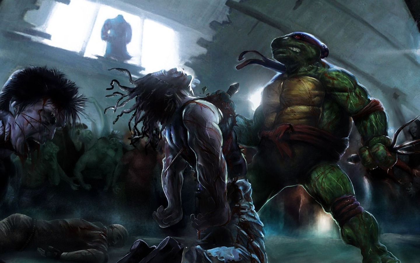 2014 Teenage Mutant Ninja Turtles 忍者神龟 高清影视壁纸15 - 1440x900