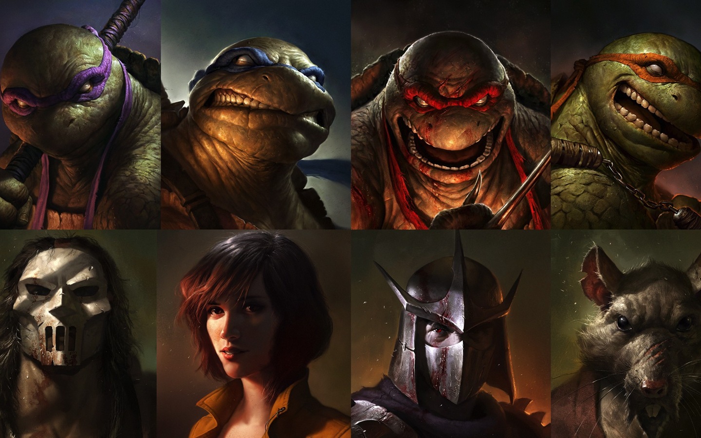 2014 Teenage Mutant Ninja Turtles 忍者神龜高清影視壁紙 #20 - 1440x900