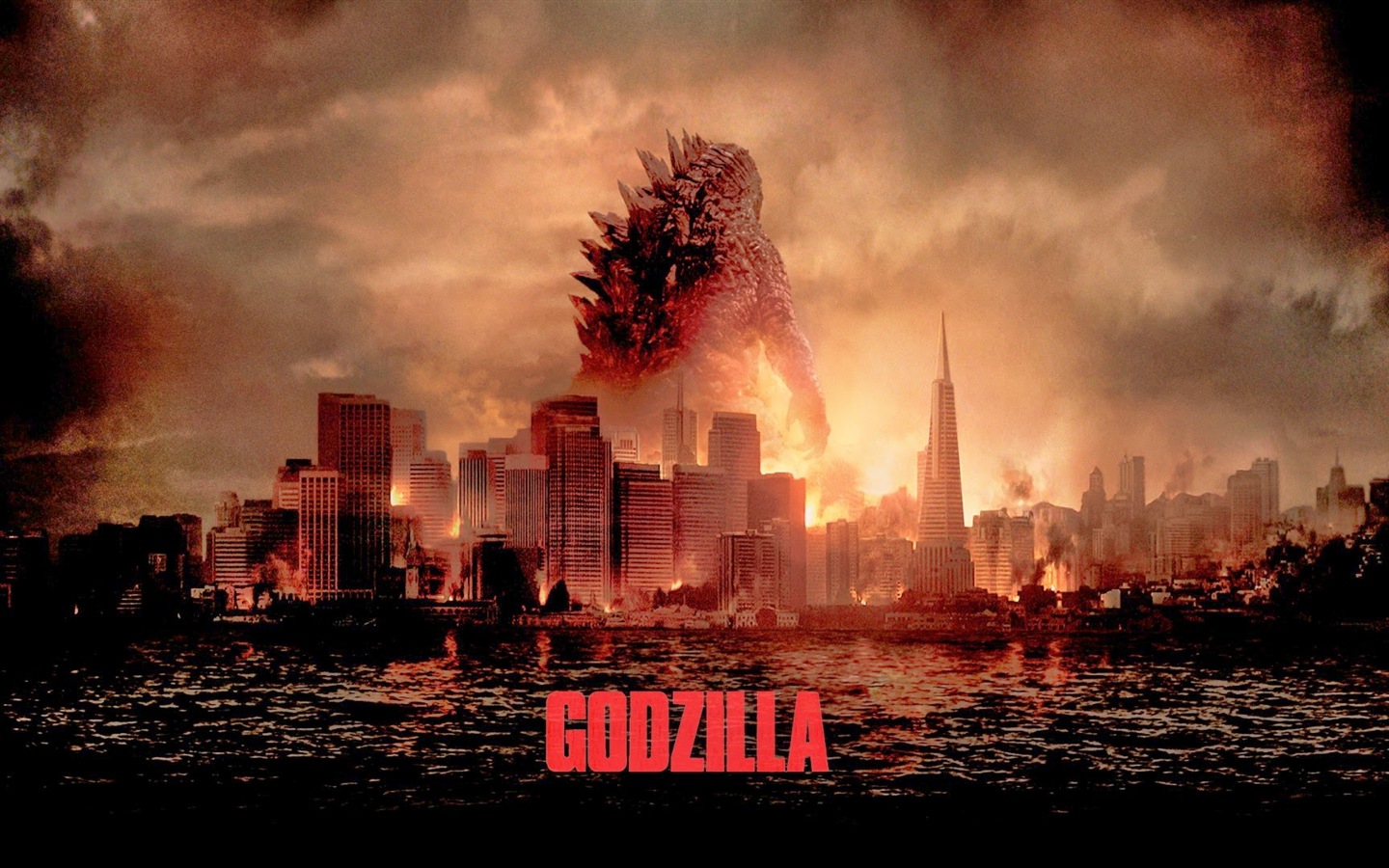 Godzilla 2014 film de fonds d'écran HD #2 - 1440x900
