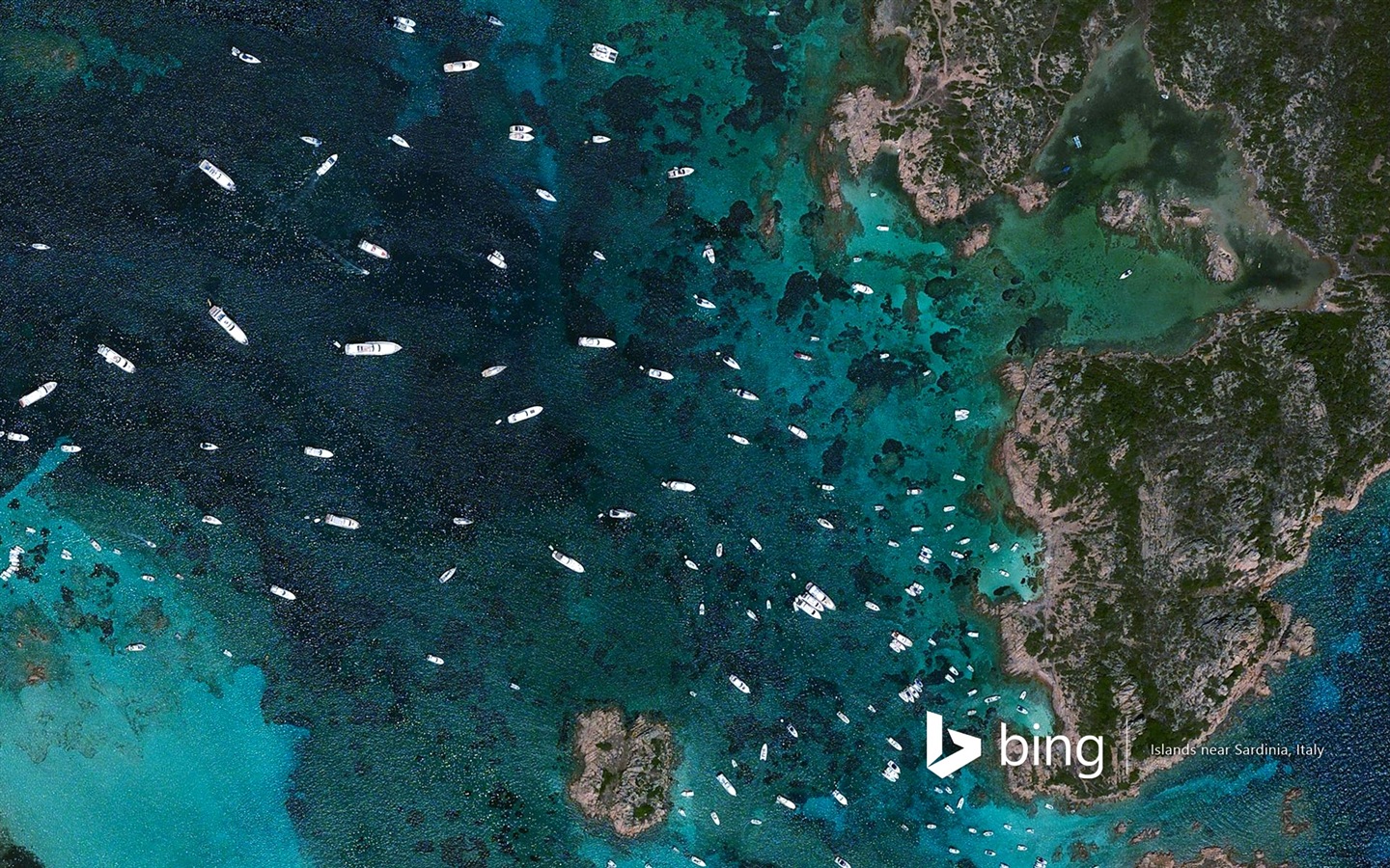 Microsoft Bing HD Wallpapers: Luftaufnahme von Europa #2 - 1440x900