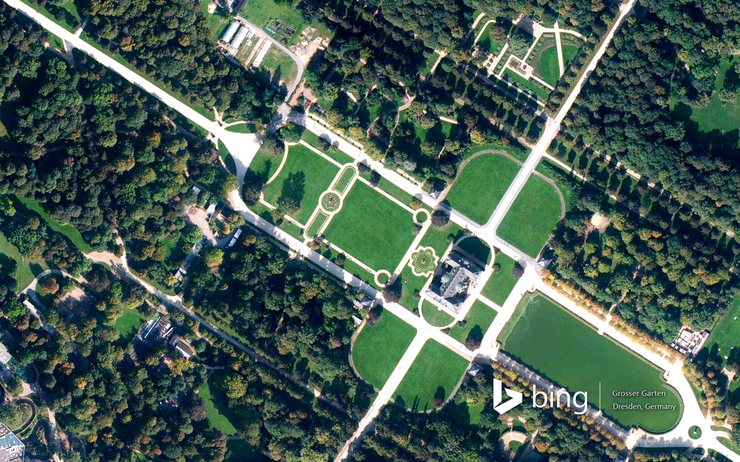 Microsoft Bing HD wallpapers: Aerial view of Europe #7 - 1440x900