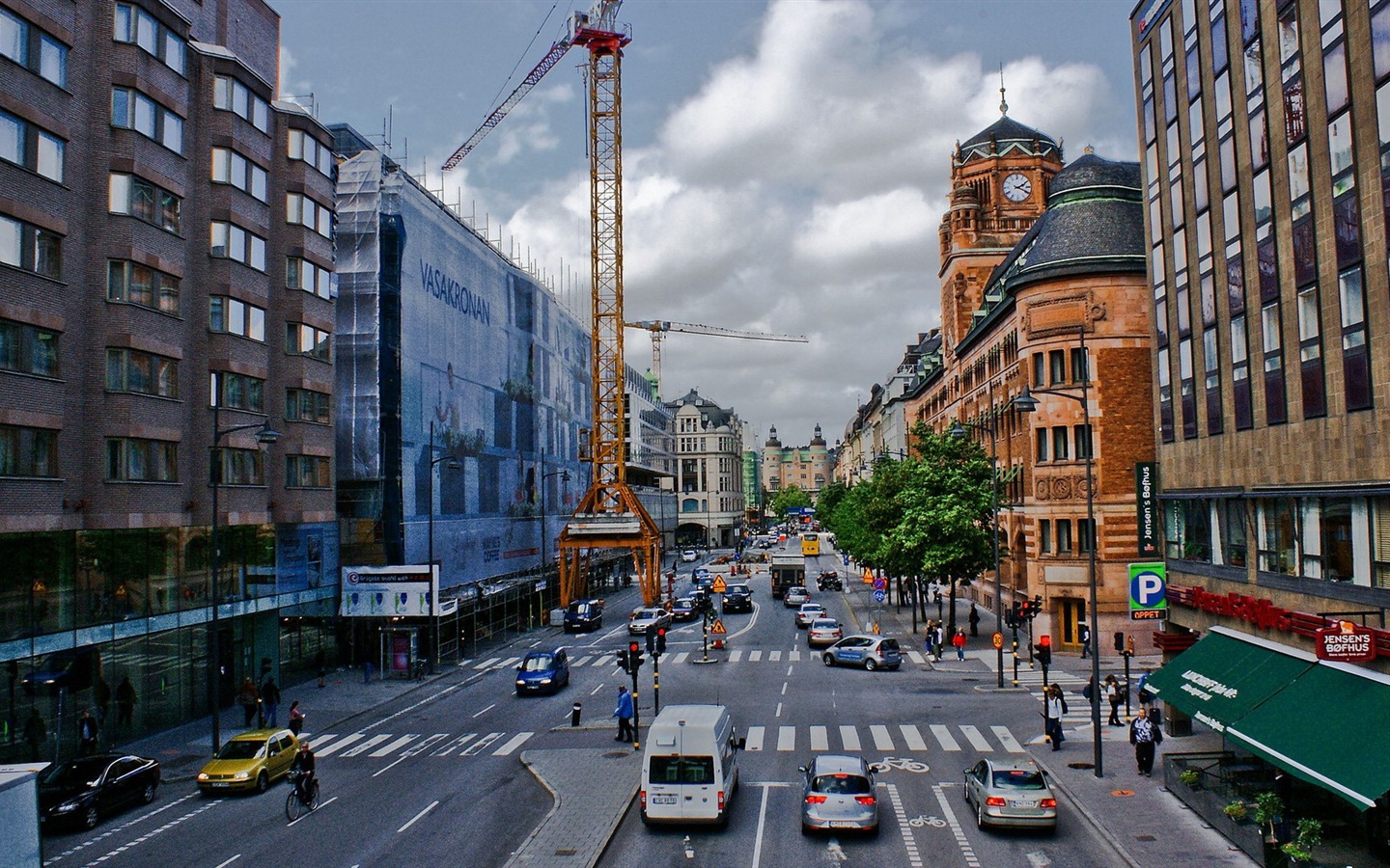 Stockholm, Suède, le fond d'écran paysage de la ville #13 - 1440x900