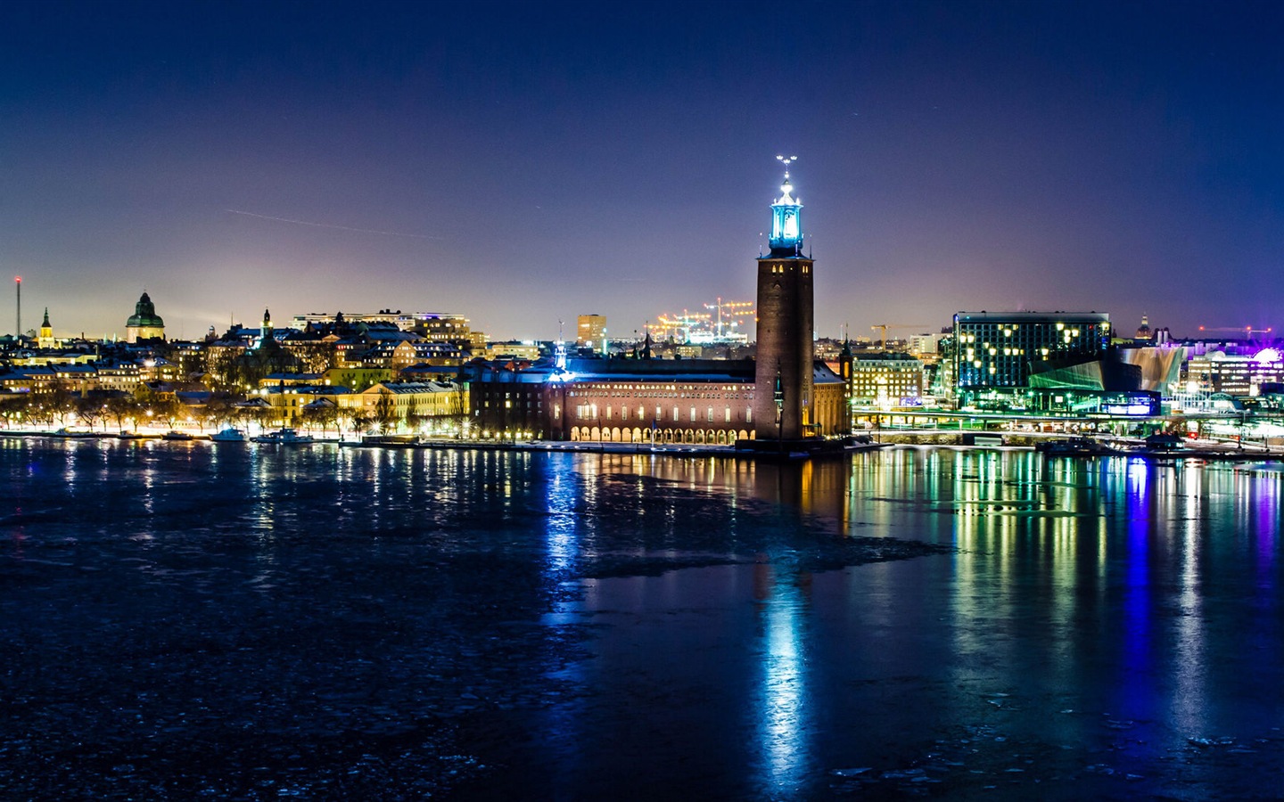Stockholm, Suède, le fond d'écran paysage de la ville #20 - 1440x900